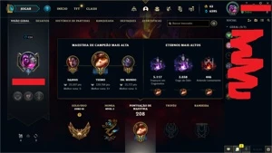 Conta League of Legends LOL