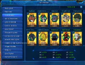 Conta Aoa Ladmo/Omega conta mid/end game ladmo server omega - Digimon Masters Online