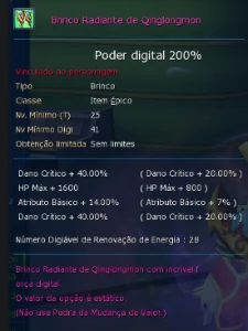 Conta Aoa Ladmo/Omega conta mid/end game ladmo server omega - Digimon Masters Online