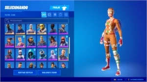 CONTA FORTNITE COM GALAXY +50 SKINS + SALVE O MUNDO