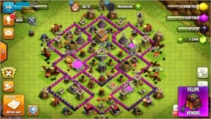 Centro de Vila 8!!! - Clash of Clans
