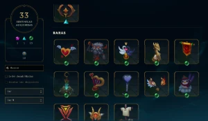 Conta de League of Legends Gold com 288 skins - League of Legends: Wild Rift LOL WR