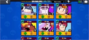 Conta Full brawl stars 37106 recorde baratinha, 16500+ 3v3