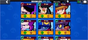 Conta Full brawl stars 37106 recorde baratinha, 16500+ 3v3
