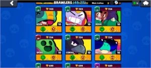 Conta Full brawl stars 37106 recorde baratinha, 16500+ 3v3