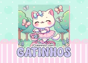 Arquivo Digital Livro de colorir Gatinhos – PDF - eBooks