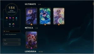 Conta Platina 5, criada na season 3, Conta PBE - League of Legends LOL