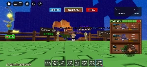 Conta roblox grow a garden e blox fruit