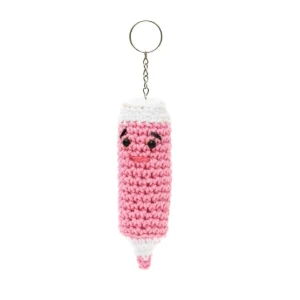 Chaveiro lápis de cor — Cor Sortida - Artesanato e Personalizados