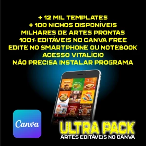 Ultra Pack de Artes Canva – 12 Mil Templates Editáveis - Outros