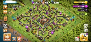 Conta CV11 (Base quase do máximo) 1000 Gemas Mudança d Nome - Clash of Clans