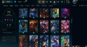 Conta LoL - 79 Skins, lvl325, 7 lendarias e 21 épicas - League of Legends