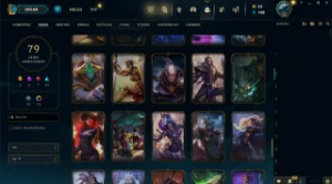 Conta LoL - 79 Skins, lvl325, 7 lendarias e 21 épicas - League of Legends