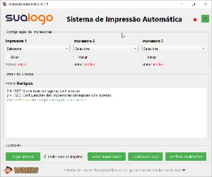 Sistema de Impressão Automática com Suporte 3 impressoras - Outros