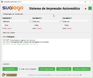 Sistema de Impressão Automática com Suporte 3 impressoras - Others