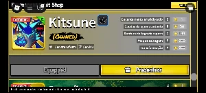 Conta com kitsune perm portal perm e varias gamepass - Roblox