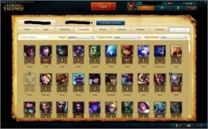 Conta LOL FULL CHAMPION E SKINS 52K IP - League of Legends
