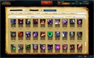 Conta LOL FULL CHAMPION E SKINS 52K IP - League of Legends