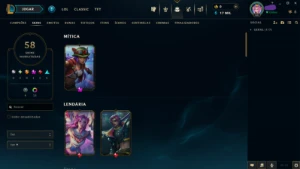 Conta League Of Legends | Prata 3 | Br | com Kai'sa Guardiã LOL