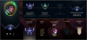 Vendo conta de lol d3 121 skins - League of Legends