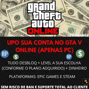 Upgrade de contas Gta 5 online