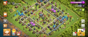 Conta clash of clans cv12 semi full