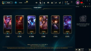 conta gold lol - League of Legends