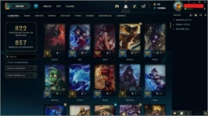 Platina 4 - Todos os champions e mais de 350 skins - League of Legends LOL