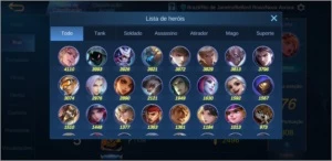 CONTA COM SKINS RARAS MOBILE LEGENDS, TENHO TODOS OS ACESSOS