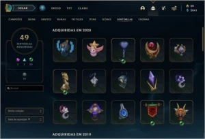 Conta antiga de colecionador que nunca tomou ban - League of Legends LOL