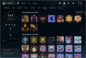 Conta antiga de colecionador que nunca tomou ban - League of Legends LOL