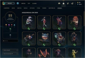 Conta antiga de colecionador que nunca tomou ban - League of Legends LOL