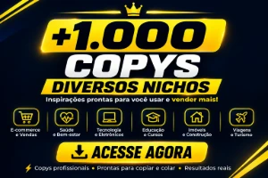 +1.000 Copys Para Diversos Nichos - Outros