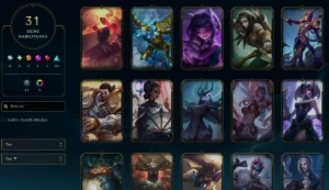 Conta Rara Kayle juíza + 3 vitoriosas e icone mais raro - League of Legends LOL