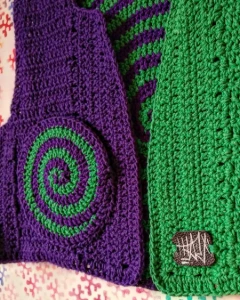 Colete coringa - Artesanato e Personalizados