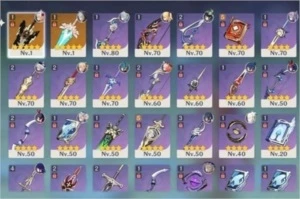 Trio de arcontes+Ganyu Total 10T5 - Genshin Impact
