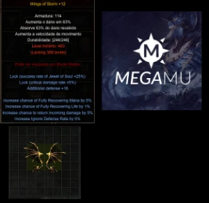 Megamu-Item-BK-Wings-of-Storm+12 - MU Online