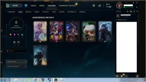 CONTA LOL PLATINA BARATA C/ LUX ELEMENTISTA - League of Legends