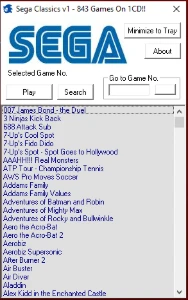 EMULADOR Coleção com mais de 800 jogos clássicos da Sega