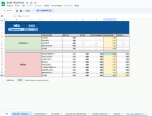 Planilha de Controle Financeiro Completa – Automatizada - Outros