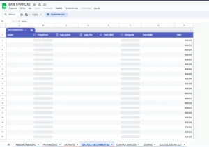 Planilha de Controle Financeiro Completa – Automatizada - Outros