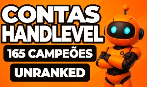 SMURF HANDLEVEL UNRANKED COM 165 CAMPEÕES + ESCOLHA DE SKIN