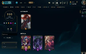 Conta desde 2013 - com 1837RP - 159 skins - todos os campeôe - League of Legends LOL