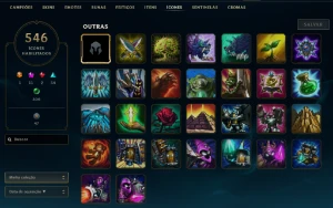 Conta de LOL, 500 skin, Master, all champions. - League of Legends