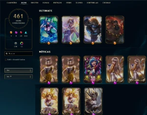 Conta de LOL, 500 skin, Master, all champions. - League of Legends