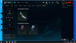 CONTA LVL 324, 64 SKIN - League of Legends LOL