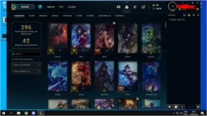CONTA LVL 324, 64 SKIN - League of Legends LOL