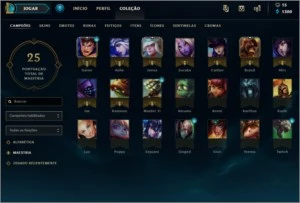 Conta league of legends prata 1 - level 32 LOL