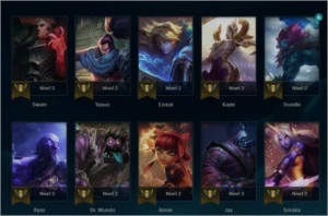 onta nivel 66, com 39 champs e unranked - League of Legends LOL