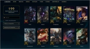 onta nivel 66, com 39 champs e unranked - League of Legends LOL